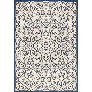 Madrid Vintage Filigree Textured Weave Indoor/outdoor Area Rug
