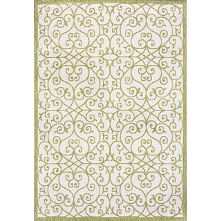 Madrid Vintage Filigree Textured Weave Indoor/outdoor Area Rug