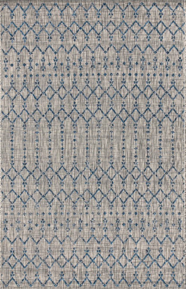 Ourika Moroccan Geometric Textured Weave Indoor/outdoor Area Rug