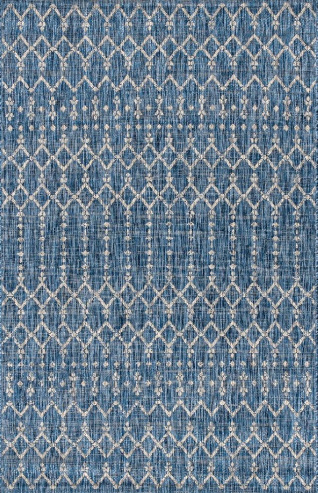 Ourika Moroccan Geometric Textured Weave Indoor/outdoor Area Rug