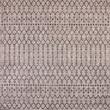Ourika Moroccan Geometric Textured Weave Indoor/outdoor Square Rug