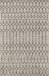 Ourika Moroccan Geometric Textured Weave Indoor/outdoor Area Rug