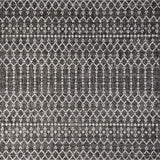 Ourika Moroccan Geometric Textured Weave Indoor/outdoor Square Rug