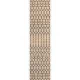 Ourika Moroccan Geometric Textured Weave Indoor/outdoor Runner Rug