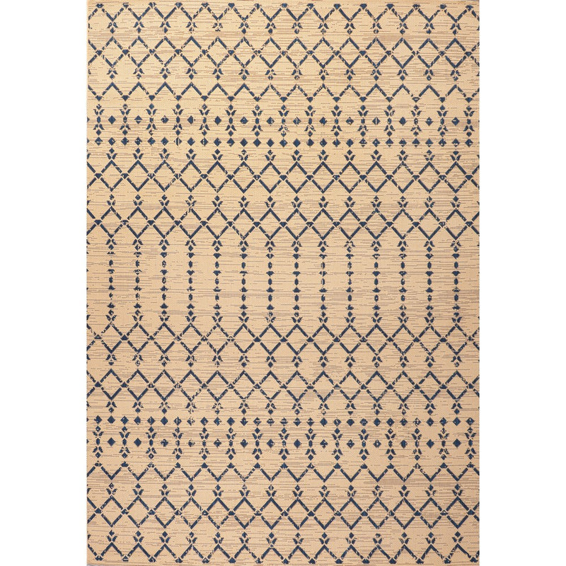 Ourika Moroccan Geometric Textured Weave Indoor/outdoor Area Rug