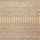 Ourika Moroccan Geometric Textured Weave Indoor/outdoor Square Rug
