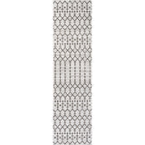 Ourika Moroccan Geometric Textured Weave Indoor/outdoor Runner Rug
