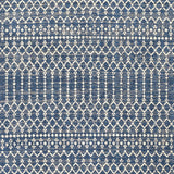 Ourika Moroccan Geometric Textured Weave Indoor/outdoor Square Rug