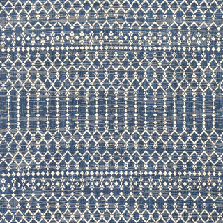 Ourika Moroccan Geometric Textured Weave Indoor/outdoor Square Rug