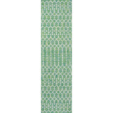 Ourika Moroccan Geometric Textured Weave Indoor/outdoor Runner Rug