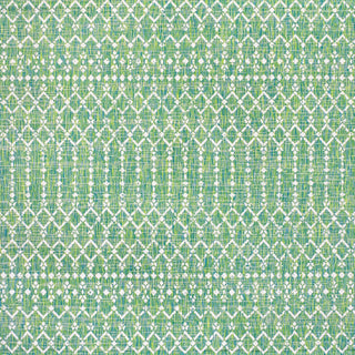 Ourika Moroccan Geometric Textured Weave Indoor/outdoor Square Rug