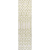 Ourika Moroccan Geometric Textured Weave Indoor/outdoor Runner Rug