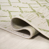 Ourika Moroccan Geometric Textured Weave Indoor/outdoor Square Rug