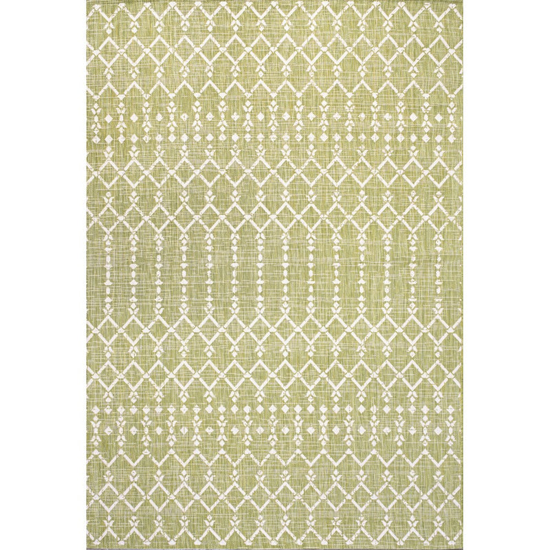Ourika Moroccan Geometric Textured Weave Indoor/outdoor Rug