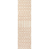 Ourika Moroccan Geometric Textured Weave Indoor/outdoor Runner Rug