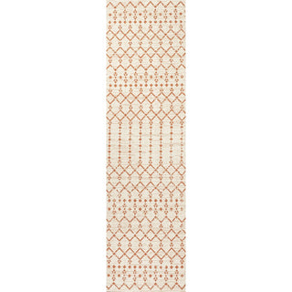 Ourika Moroccan Geometric Textured Weave Indoor/outdoor Runner Rug