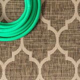Trebol Moroccan Trellis Textured Weave Indoor/outdoor Area Rug