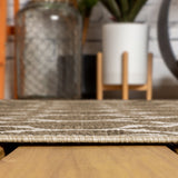 Trebol Moroccan Trellis Textured Weave Indoor/outdoor Area Rug