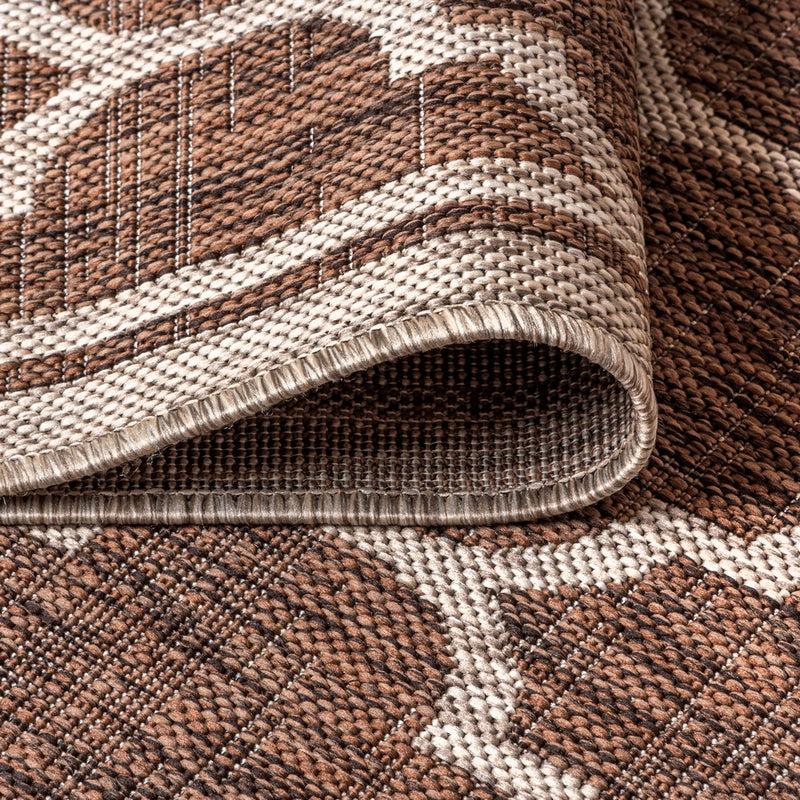 Trebol Moroccan Trellis Textured Weave Indoor/outdoor Area Rug