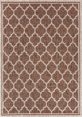 Trebol Moroccan Trellis Textured Weave Indoor/outdoor Area Rug