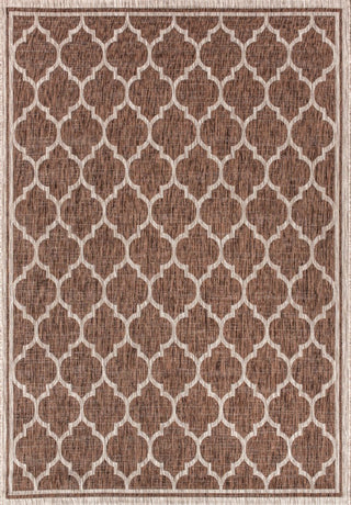 Trebol Moroccan Trellis Textured Weave Indoor/outdoor Area Rug
