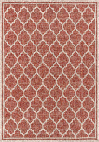 Trebol Moroccan Trellis Textured Weave Indoor/outdoor Area Rug