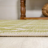 Trebol Moroccan Trellis Textured Weave Indoor/outdoor Square Rug