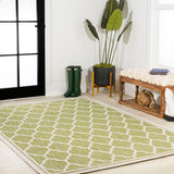 Trebol Moroccan Trellis Textured Weave Indoor/outdoor Area Rug