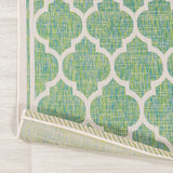Trebol Moroccan Trellis Textured Weave Indoor/outdoor Area Rug