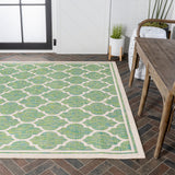 Trebol Moroccan Trellis Textured Weave Indoor/outdoor Area Rug