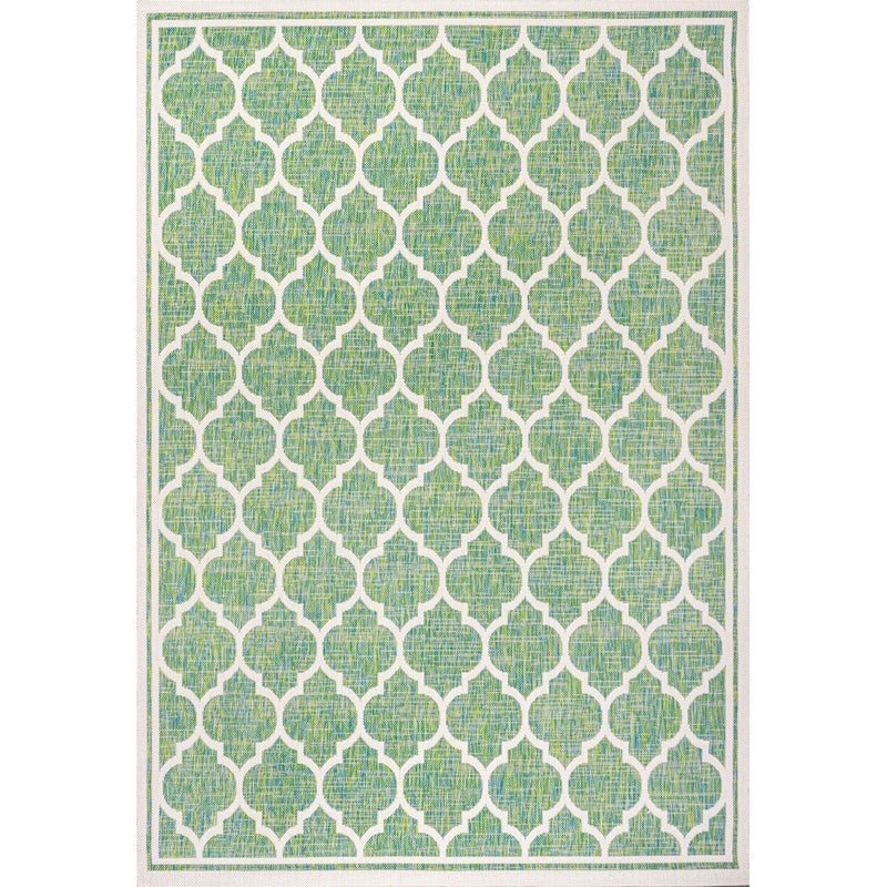 Trebol Moroccan Trellis Textured Weave Indoor/outdoor Area Rug