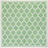 Trebol Moroccan Trellis Textured Weave Indoor/outdoor Square Rug