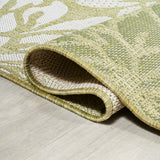 Zinnia Modern Floral Textured Weave Indoor/outdoor Area Rug