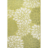 Zinnia Modern Floral Textured Weave Indoor/outdoor Area Rug