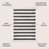 Aveiro Wide Stripe Indoor/outdoor Area Rug