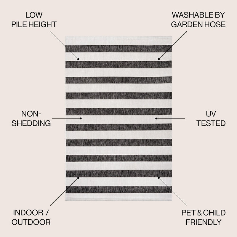 Aveiro Wide Stripe Indoor/outdoor Area Rug