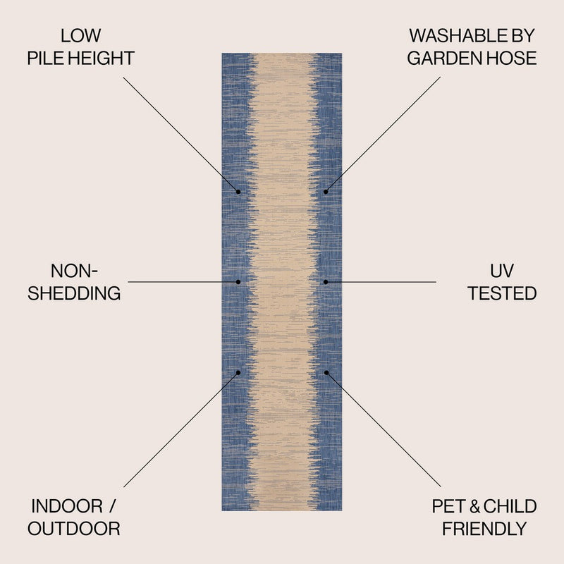 Tavira Modern Strie' Indoor/outdoor Area Rug