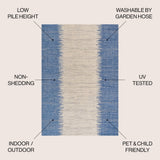 Tavira Modern Strie' Indoor/outdoor Area Rug