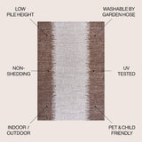 Tavira Modern Strie' Indoor/outdoor Area Rug