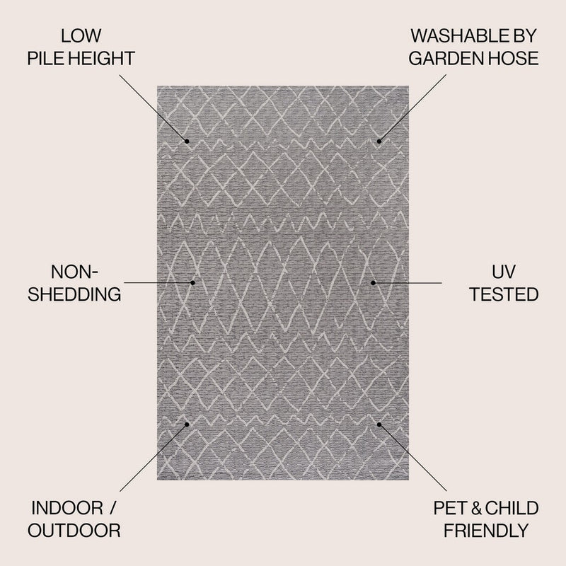 Madaba Moroccan Trellis Indoor/outdoor Area Rug