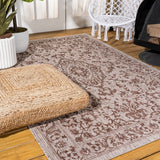Jerash Ornate Medallion Indoor/outdoor Area Rug