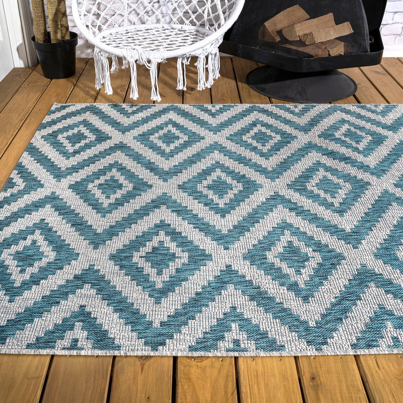 Sintra Diamond Tribal Indoor/outdoor Area Rug
