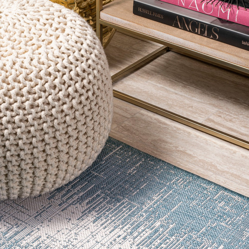 Scandi Minimalist Border Indoor/outdoor Area Rug