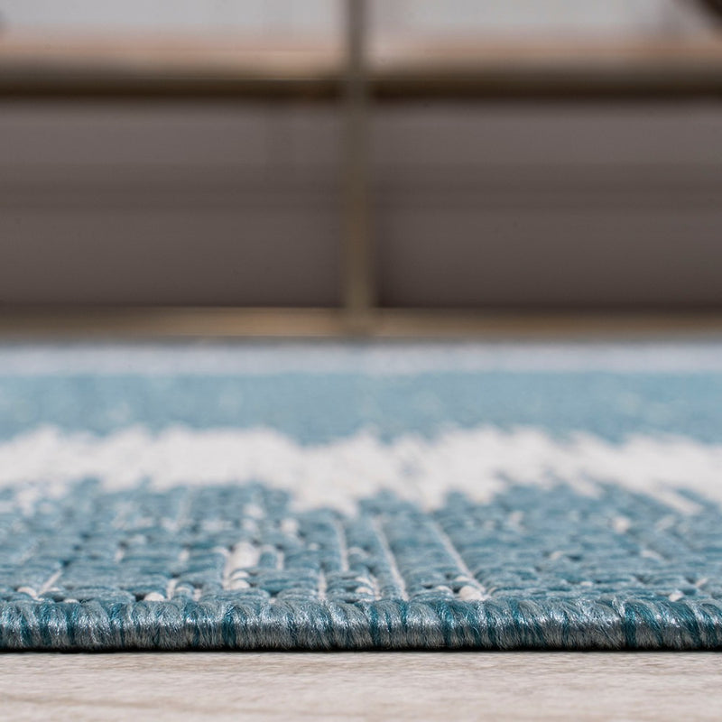 Scandi Minimalist Border Indoor/outdoor Area Rug