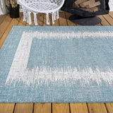Scandi Minimalist Border Indoor/outdoor Area Rug