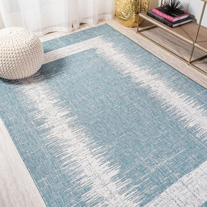 Scandi Minimalist Border Indoor/outdoor Area Rug