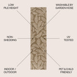 Nevis Palm Frond Indoor/outdoor Area Rug