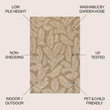 Nevis Palm Frond Indoor/outdoor Area Rug