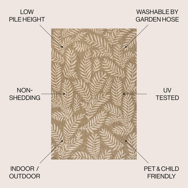 Nevis Palm Frond Indoor/outdoor Area Rug