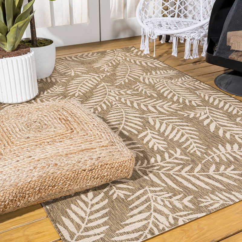 Nevis Palm Frond Indoor/outdoor Area Rug